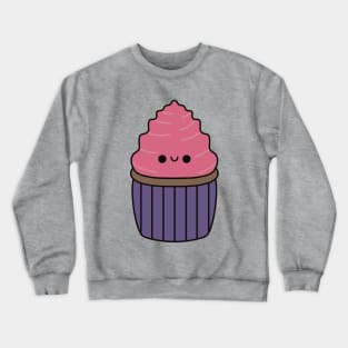 Cute Strawberry Cupcake - Kawaii Cupcake Crewneck Sweatshirt